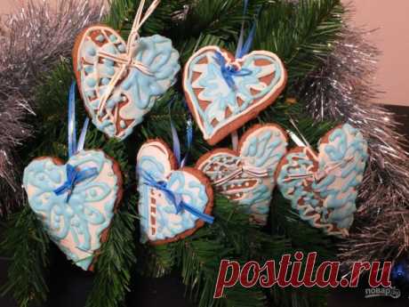 Расписное новогоднее печенье - пошаговый рецепт с фото на Повар.ру