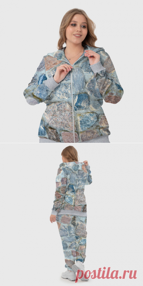 Женский костюм 3D Каменный фон - купить по цене 4690 руб в интернет-магазине Всемайки, арт 3644325