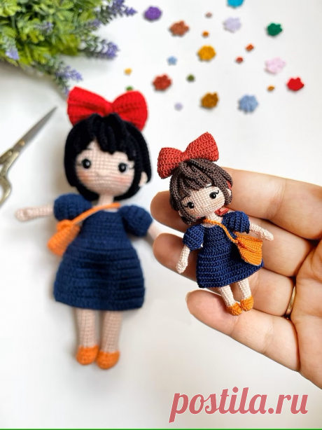 Cute Crochet Kiki Doll Amigurumi Free Pattern – Free Amigurumi