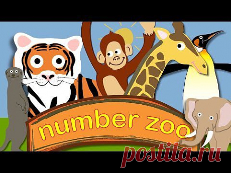 ▶ Learn to count with Number Zoo | Fun zoo animals: Lions, Elephants, Monkeys. Count 1 - 10 kids - YouTube