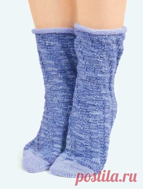 Носки связанные по спирали. Описание вязания носков спицами | Домоводство для всей семьи.