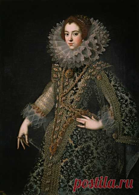 Аноним: Портрет Элизабет Франции (1620 г.)