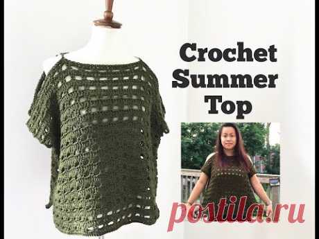 How to Crochet Easy Summer Top