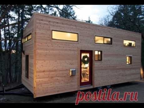 (2) Couple Builds Own Tiny House on Wheels in 4 Months for $22,744.06- &quot;hOMe&quot; FULL TOUR - YouTube