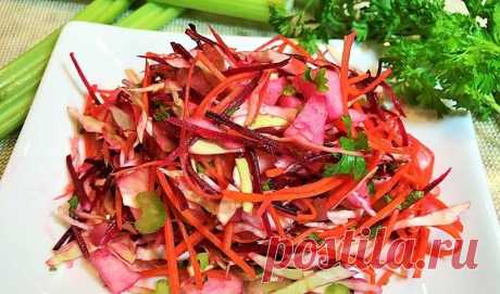 Салаты из свежей капусты — 17 вкусных салатов