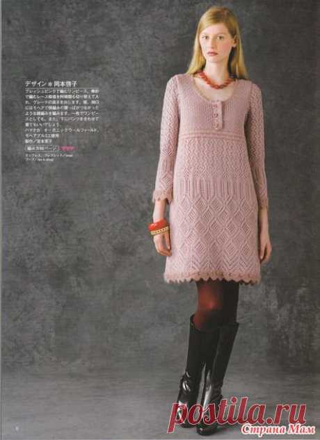 Интересное платье из азиатского журнала - Вязание - Страна Мам