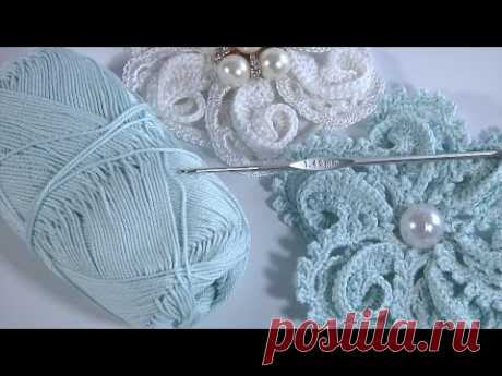 Crochet Stunning Unusual Flower /How to Crochet 3D Flower/Crochet Flower Pattern/Author's Design