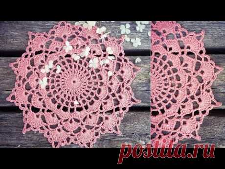 Charming Shells Crochet Doily Tutorial