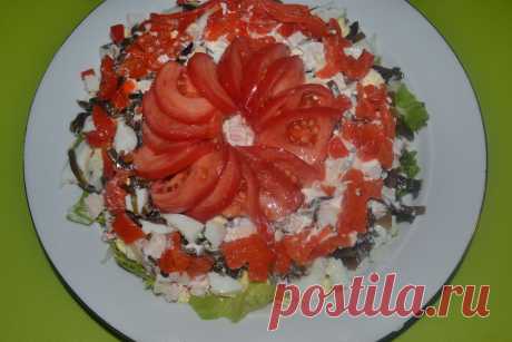 Салат с морской капустой и овощами пошаговый рецепт https://ligakulinarov.ru/r/salat_s_morskoy_kapustoy_i_ovoshchami_2331