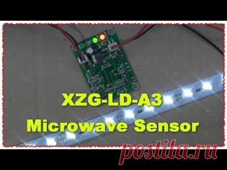 XZG-LDK-6 Датчик Доплера Microwave Sensor тест и обзор