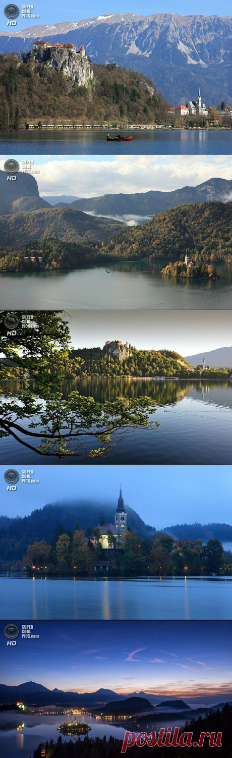 Бледское озеро в Словении (15 фото)