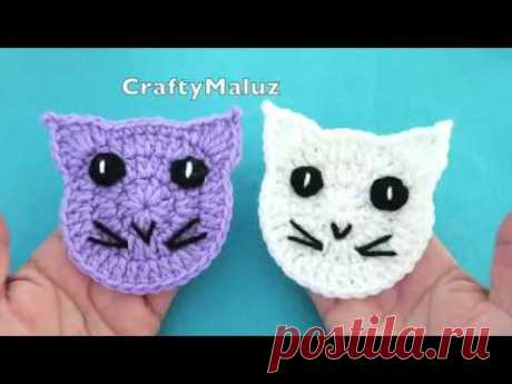 CROCHET TUTORIAL | CARA DE GATO A CROCHET