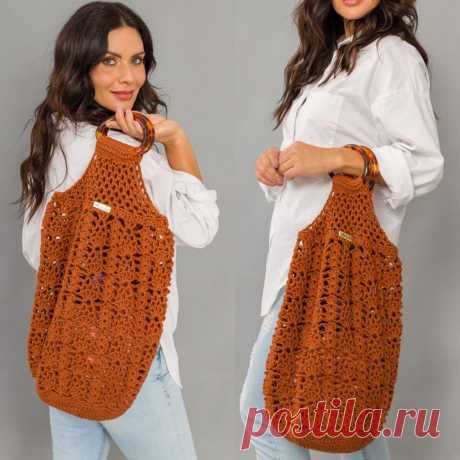 Сумка-торба крючком. Описание и схемы – Paradosik Handmade - вязание для начинающих и профессионалов