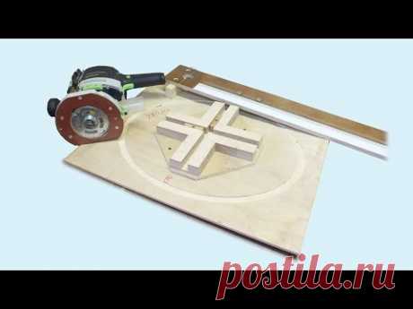 Приспособление для фрезерования эллипсов. Router jig for making ellipses