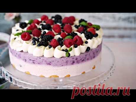 Tort bez pieczenia Pyszne LATO z jagodami i malinami – PRZEPIS – Mała Cukierenka