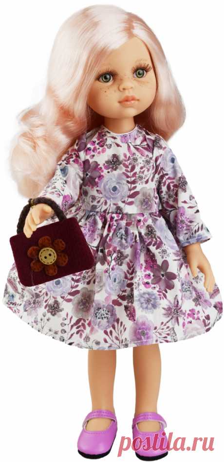 Кукла Роза в цветочном платье с сумочкой, 32 см 04468 от Paola Reina за 4 485 руб. Купить в официальном магазине Paola Reina