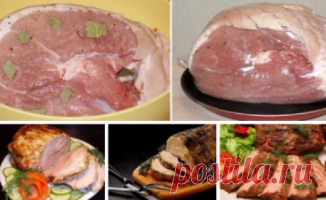 Самый лучший способ приготовить вкусное домашнее мясо Буженина получается очень сочной. Хорошая альтернатива колбасе для бутербродов.