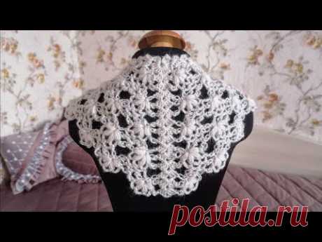 ✨Роскошь шаг за шагом✨//Воздушная шаль крючком//Crochet shawl