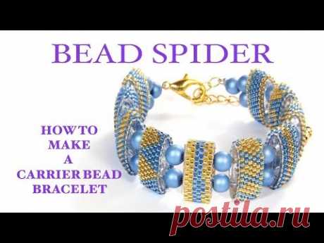How to make a carrier bead bracelet AND how to read a peyote pattern.