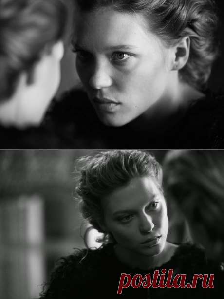 Леа Сейду (Lea Seydoux) в фотосессии Питера Линдберга (Peter Lindbergh) для журнала Interview (сентябрь 2014)