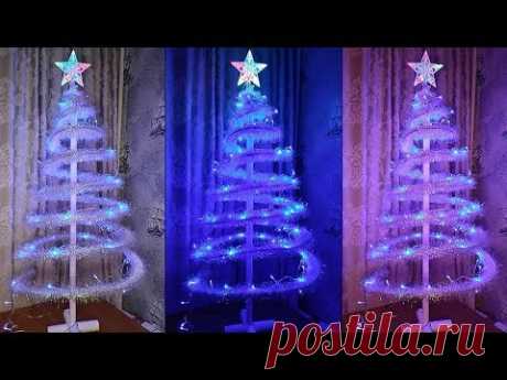 Оригинальная елка из картона своими руками/ DIY Christmas Tree / Как сделать ёлку из картона - YouTube