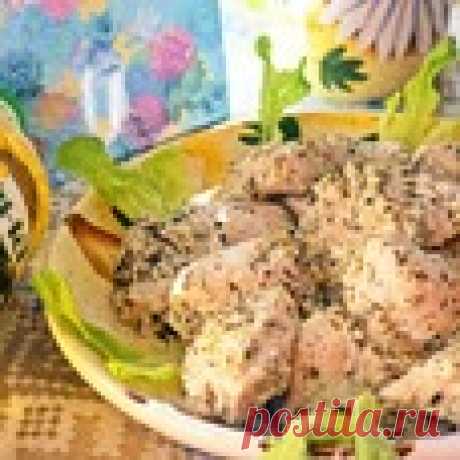 Курица в кефире с базиликом Кулинарный рецепт