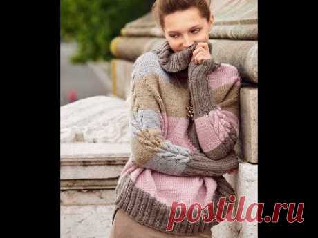 Женские Модные Джемпера и Пуловеры Спицами - 2019 / Women's Fashion Sweaters and Pullovers