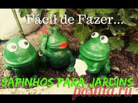 Como fazer Sapinhos para Jardins