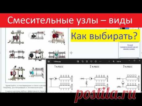 Смесительные узлы теплого водяного пола. Их виды и классификация. Как выбирать?