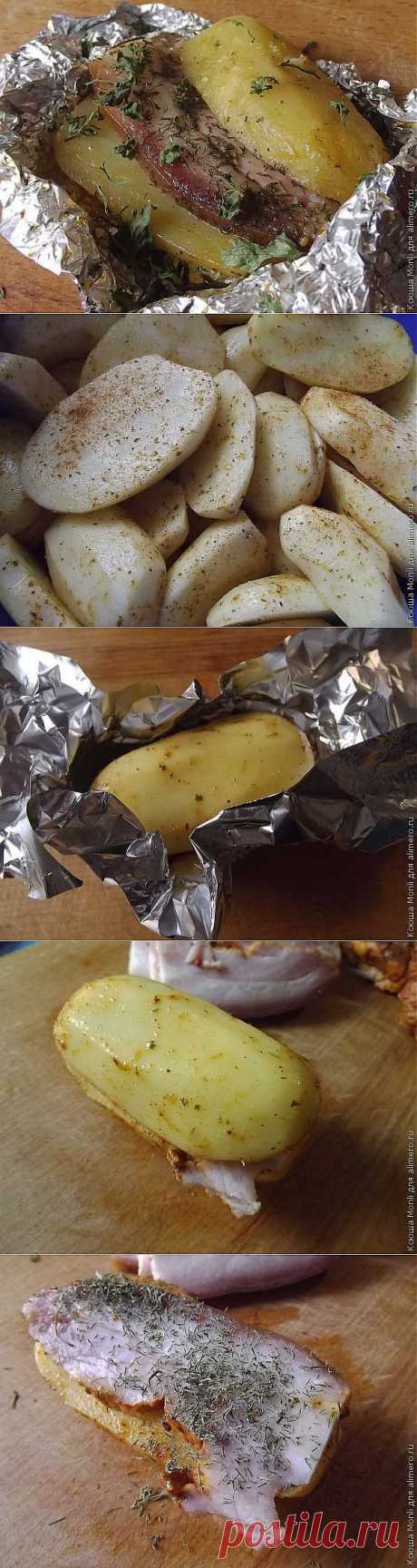 Картошка с салом / Рецепты с фото