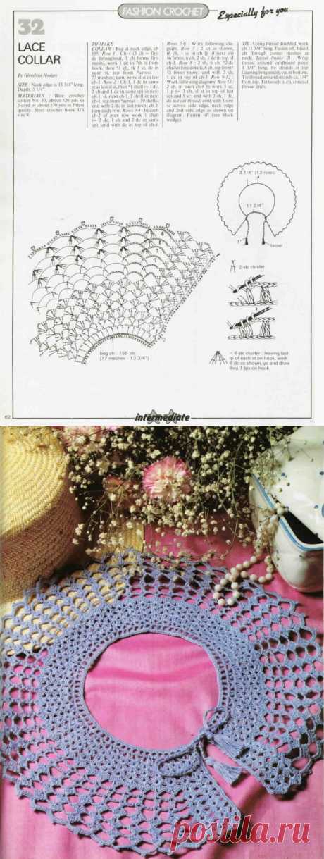Воротничок крючком
