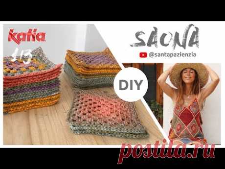Reto 2023 Katia & Santa Pazienzia ☀️ Cómo hacer el granny square del vestido Saona