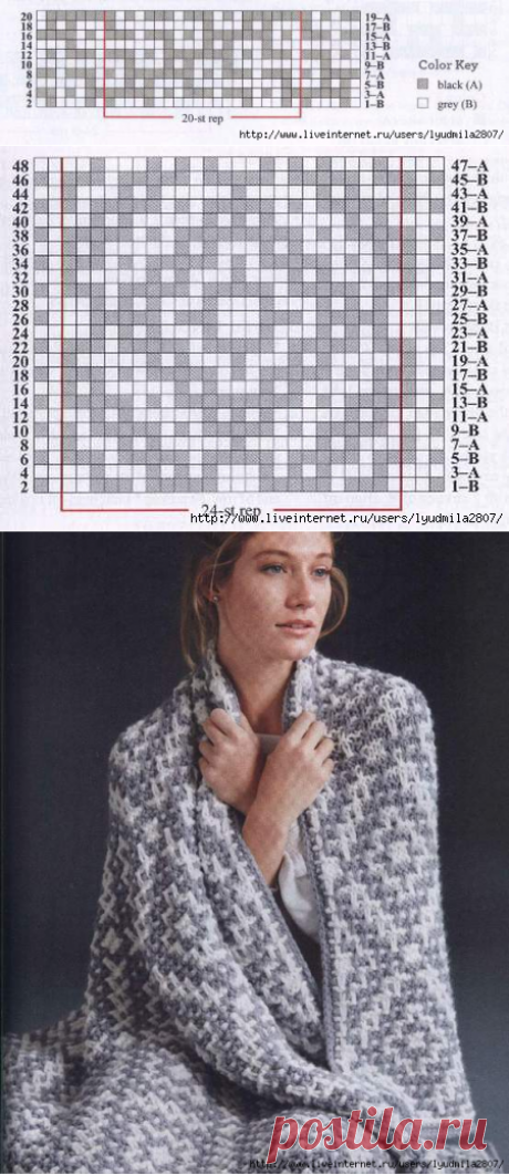 Ленивый жаккард из "Vogue Knitting winter 2014/15"