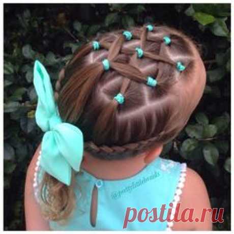 Criss cross top, dutch braids on sides.....this actually…