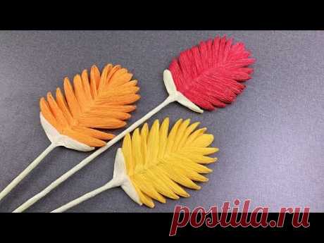 ABC TV | How To Make Paper Flower From Crepe Paper #6 - Easy Craft Tutorial