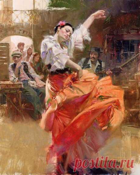 Художник Pino Daeni и его нежные красавицы