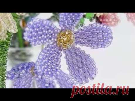 bead flower tutorial easy bead jewelry tutorial lucydlu