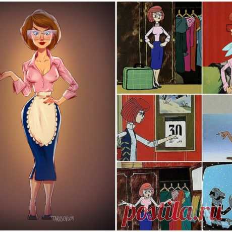 Российский художник эpoтичнo переосмыслил героинь советских мультфильмов