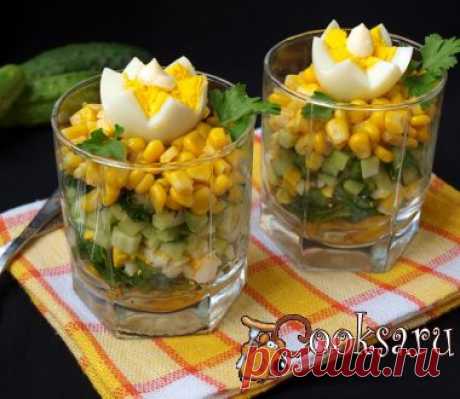 Салат со щавелем и кукурузой фото рецепт приготовления