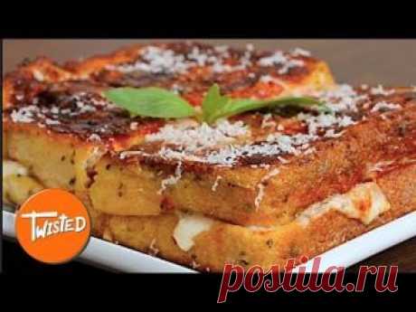 How To Make Pizza French Toast | Homemade Pizza | Stuffed French Toast | Twisted