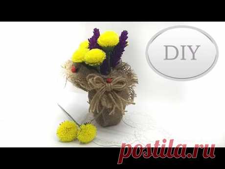 Цветы из гофрированной бумаги 🌼  Мастер класс | How To Make  Paper Flower 🌼 - YouTube