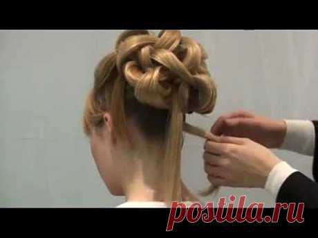 ▶ Amazing Wedding Upstyle With Elegant Curls. - YouTube