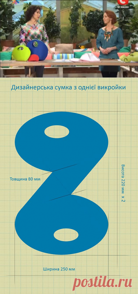 Делаем дизайнерскую сумку с одной выкройки | Чечевица - сайт о Вашем здоровье