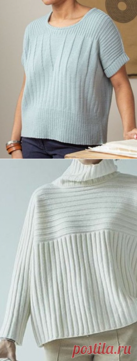 Резинка + резинка = оригинальное изделие. Вязание спицами | Марусино рукоделие Пульс Mail.ru