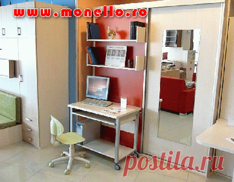 Studio 5 - Mobilier inteligent. Pat rabatabil.