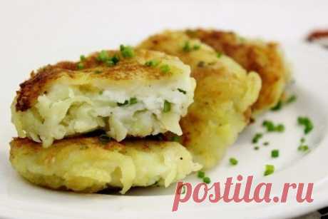 Как приготовить картофельные пампушки с творожной начинкой - рецепт, ингредиенты и фотографии
