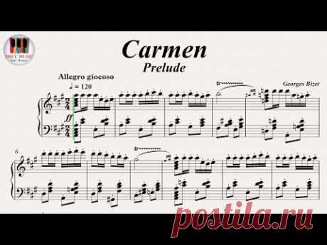 Carmen, Prelude (Les Toreadors)- Georges Bizet, Piano