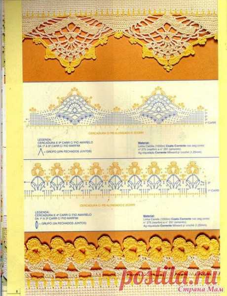 Обвязка края крючком: схемы с описанием, как сделать простую работу красиво с фото и видео
