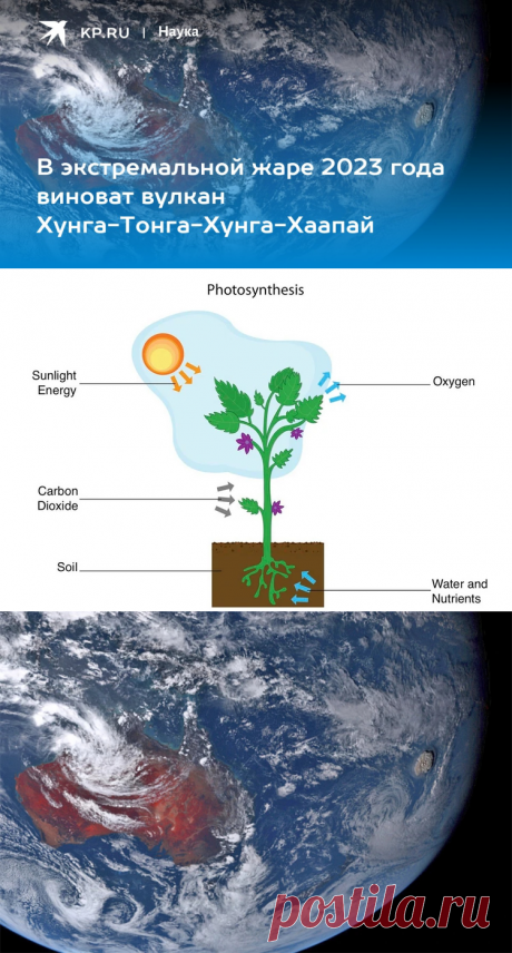 В экстремальной ЖАРЕ 2023 года виноват вулкан Хунга-Тонга-Хунга-Хаапай - KP.RU