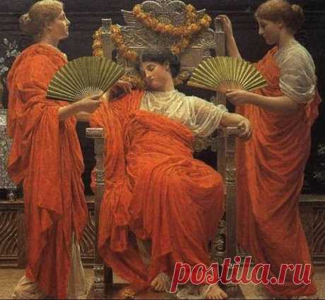 Художник Albert Joseph Moore. Сонник.